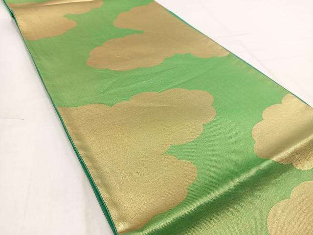 平和屋着物◎六通柄袋帯 雲重ね文 金糸 引箔 正絹 逸品 BAAW2004yc