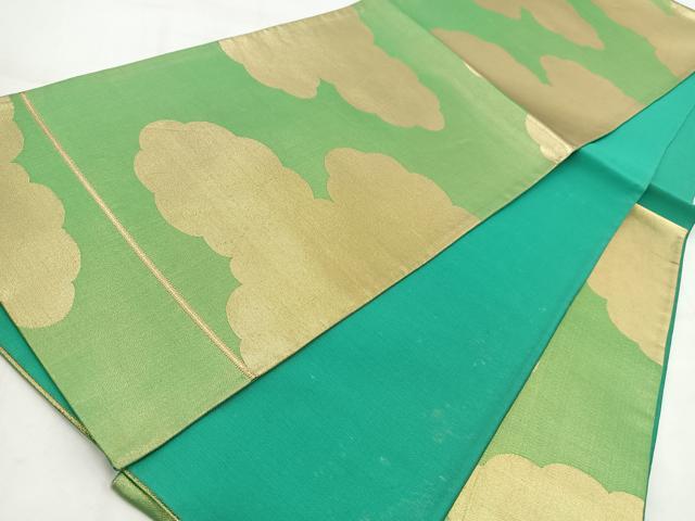 平和屋着物◎六通柄袋帯 雲重ね文 金糸 引箔 正絹 逸品 BAAW2004yc