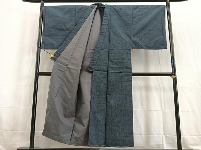 平和屋着物●男性 紬 霞文 正絹 逸品 未使用 BAAW2179yc