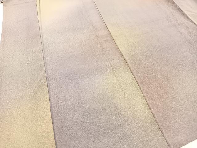 平和屋着物▽染色作家 斉藤三才 小紋 単衣 霞文 暈し染め 正絹 逸品 BAAW2197yc