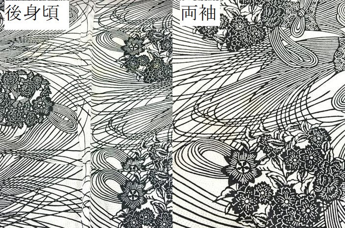平和屋着物▽上質な小紋 単衣 型染め 飾花文 正絹 逸品 BAAW2214yc