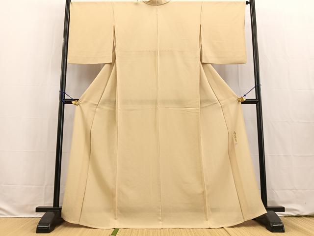 平和屋着物*本加賀友禅作家 成竹登茂男監修 夏物 色無地 絽縮緬 砥粉色 正絹 逸品 BAAW2220yc