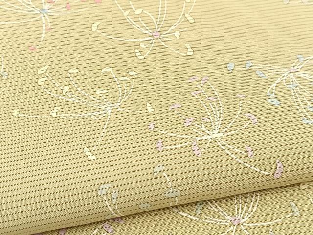 平和屋着物*夏物 小紋 絽 舞花文 正絹 逸品 BAAW2221yc