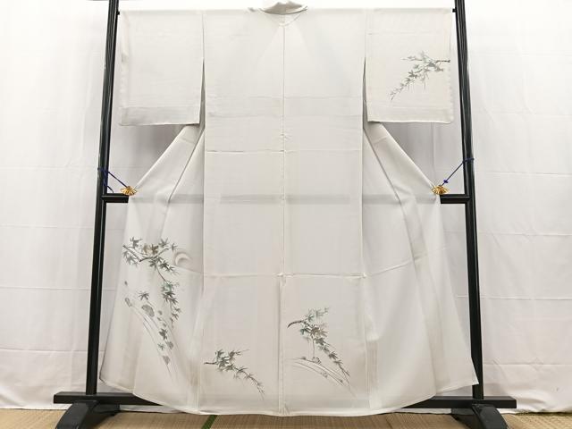 平和屋着物*夏物 訪問着 手描き 絽 竜田川 さが美扱い 正絹 逸品 未使用 BAAW2227yc