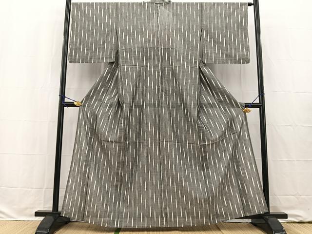 平和屋着物*夏物 紗紬 変わり縞 逸品 BAAW2232yc