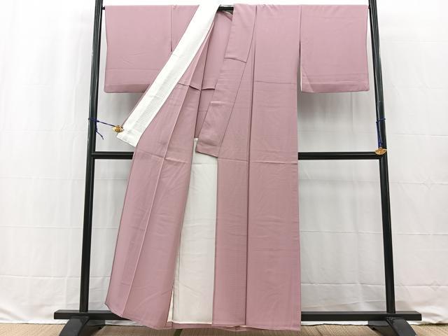 平和屋着物*夏物 色無地 絽 石竹色 正絹 逸品 BAAW2245yc
