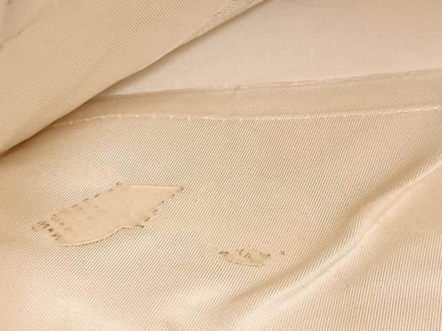 平和屋着物◎西陣 六通柄袋帯 笹の葉文 金銀糸 引箔 正絹 逸品 BAAW2503yc