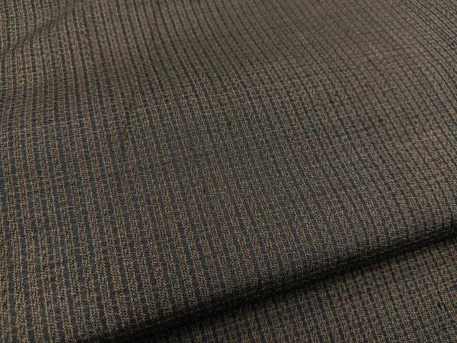 平和屋着物■男性 紬 アンサンブル 縞 正絹 逸品 未使用 BAAW2588yc