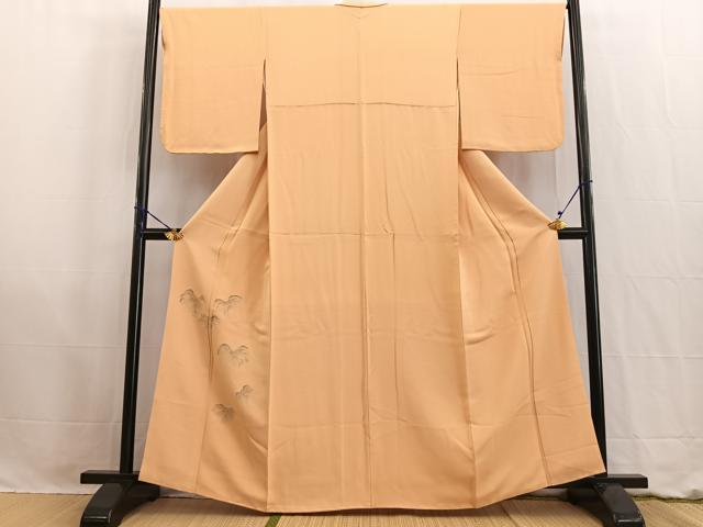 平和屋着物■豪華色留袖 蔦の葉文 飴色 正絹 逸品 BAAW2704yc