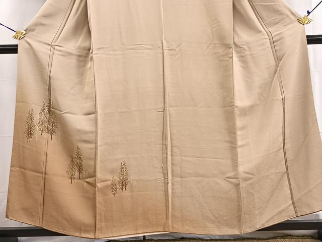 平和屋着物■訪問着 寿光織 木立 暈し染め 正絹 逸品 BAAW2706yc