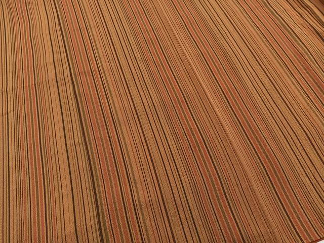 平和屋着物■上質な小紋 縞 正絹 逸品 BAAW2784yc