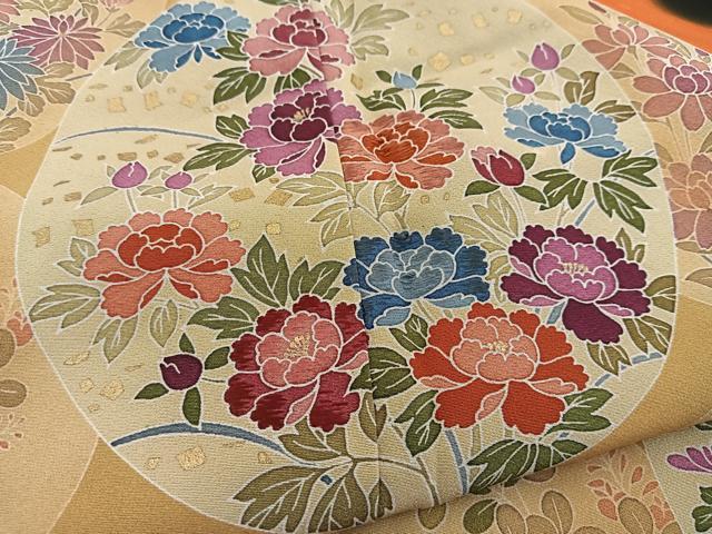 平和屋着物■豪華黒留袖 作家物 駒刺繍 花丸文 金彩 正絹 逸品 BAAW2826yc