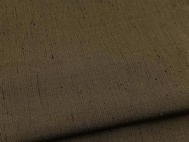 平和屋着物■男性 紬 藍媚茶色 正絹 逸品 BAAW2839yc