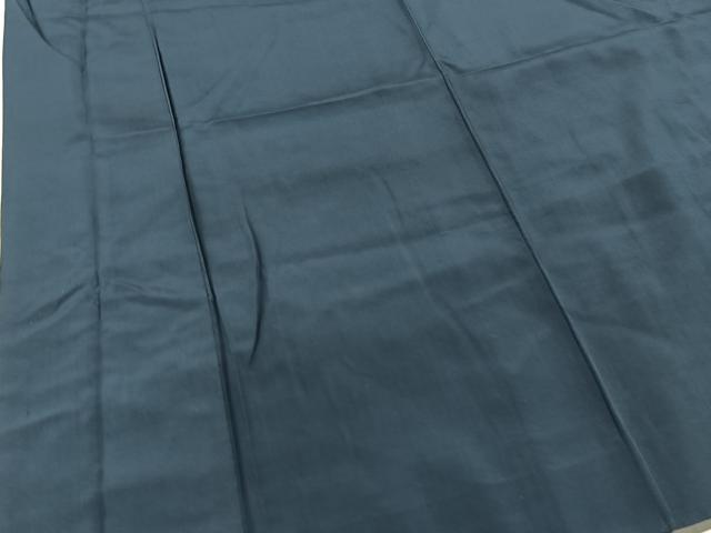 平和屋着物■男性 色無地 青藍色 正絹 逸品 BAAW2840yc