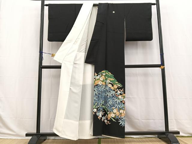 平和屋着物■豪華黒留袖 作家物 松竹梅 金彩 正絹 逸品 BAAW2876yc