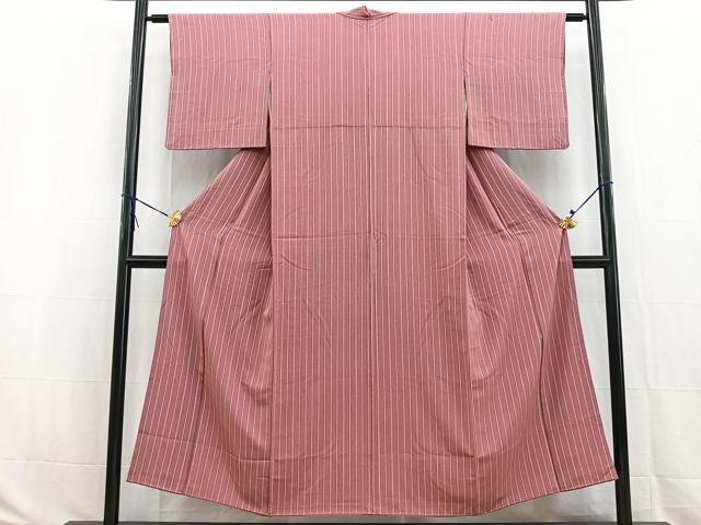 平和屋着物■上質な小紋 縞 やまと誂製 正絹 逸品 BAAW2877yc