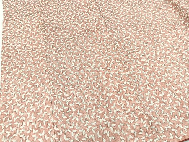 平和屋着物■上質な小紋 舞蝶文 正絹 逸品 BAAW2883yc