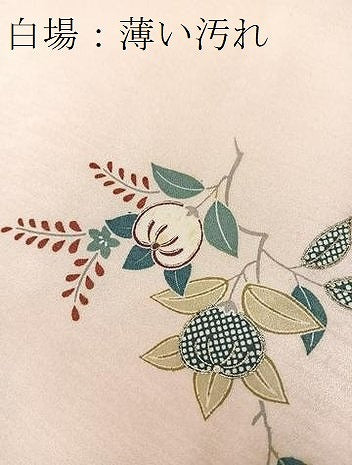 平和屋着物■上質な小紋 吉祥花文 金彩 正絹 逸品 BAAW2903yc
