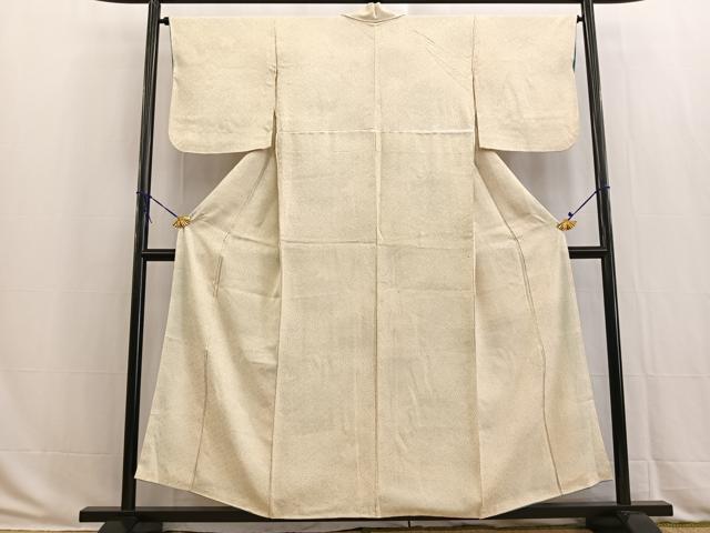 平和屋着物■上質な小紋 草花文 正絹 逸品 BAAW2939yc