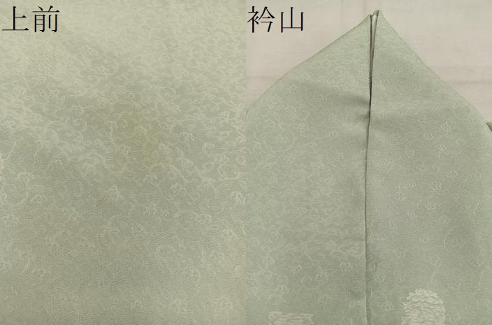 平和屋着物●上質な小紋 草花文 正絹 逸品 BAAW3440mz