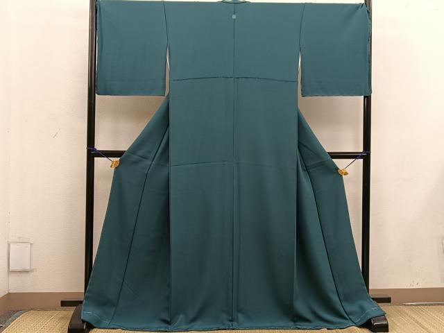 平和屋着物●上質な色無地 虫襖色 正絹 逸品 未使用 BAAW3507mz