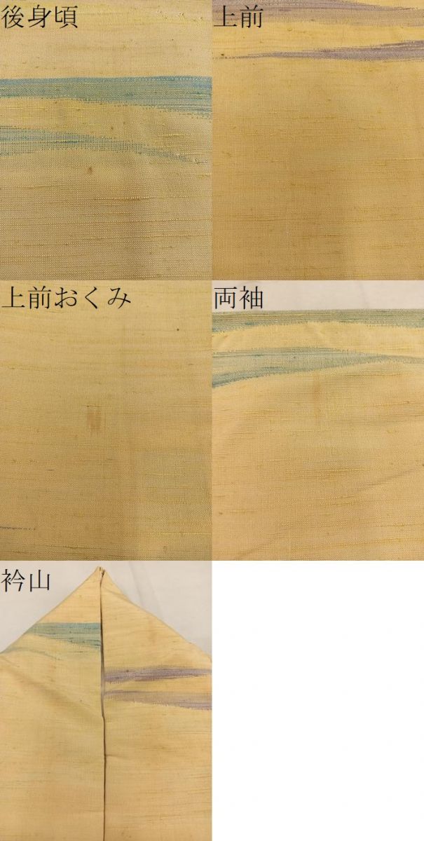 平和屋着物●上質な紬 幾何学文様 正絹 逸品 BAAW3523mz