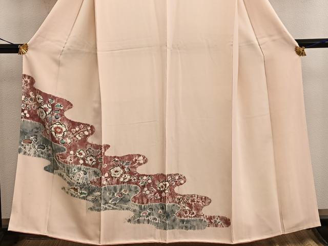 平和屋着物■訪問着 絞り 辻が花 正絹 逸品 BAAW3586mz