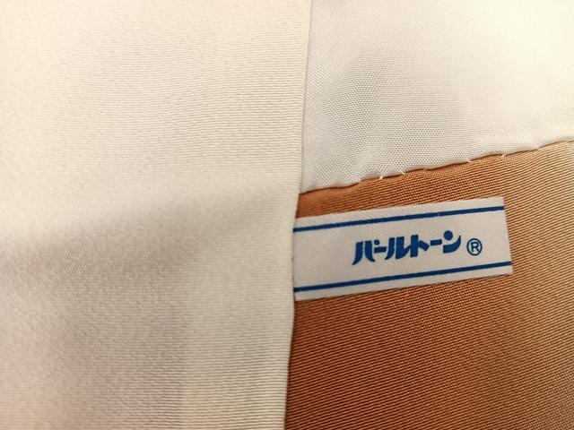 平和屋着物●上質な小紋 舞花文 黒地 金彩 正絹 逸品 BAAW3606mz