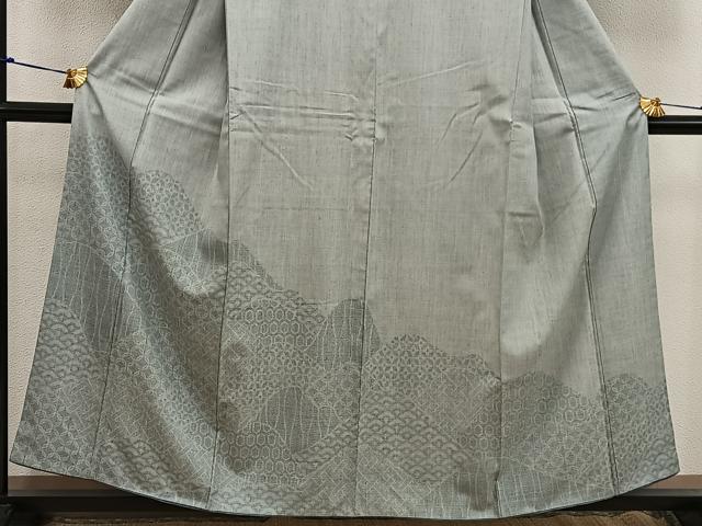 平和屋着物●訪問着 本場結城紬地 吉祥文 正絹 逸品 BAAW3625mz