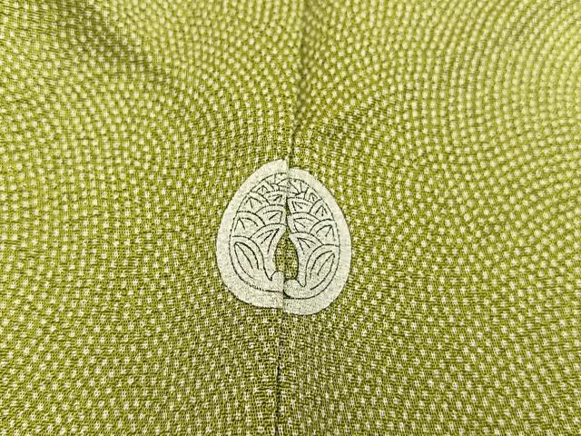 平和屋着物●訪問着 江戸小紋 霞文 鮫小紋柄 正絹 逸品 BAAW3646mz