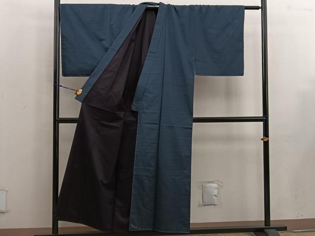 平和屋着物●男性 本場大島紬 アンサンブル 絣文様 証紙付き 正絹 逸品 未使用 BAAW3663mz