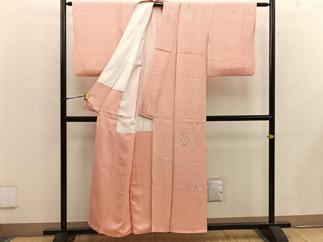 平和屋着物■訪問着 総刺繍 草花文 正絹 逸品 BAAW3669mz