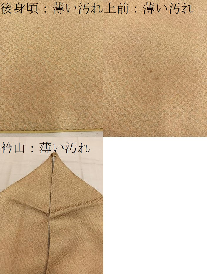 平和屋着物■上質な小紋 鹿の子文 正絹 逸品 BAAW3683mz