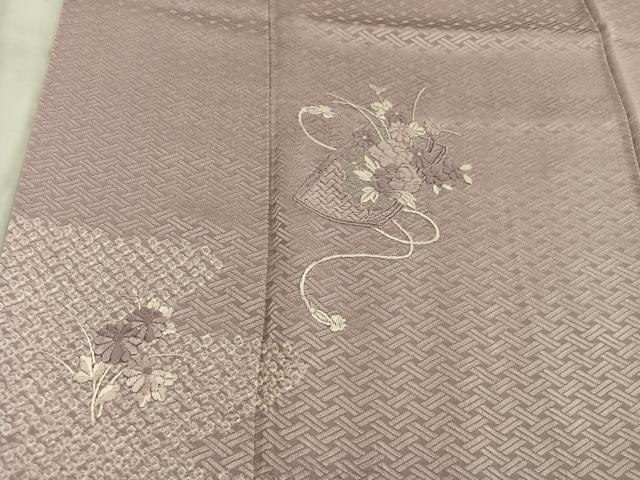 平和屋着物■訪問着 絞り 刺繍 冊子花文 正絹 逸品 BAAW3717mz