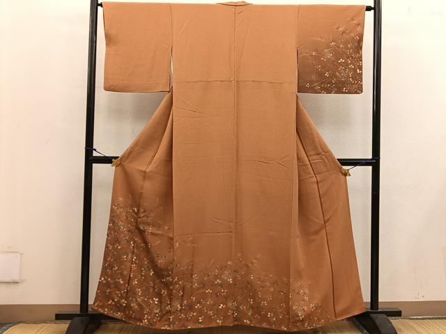 平和屋着物■訪問着 萩 金彩 正絹 逸品 BAAW3766mz