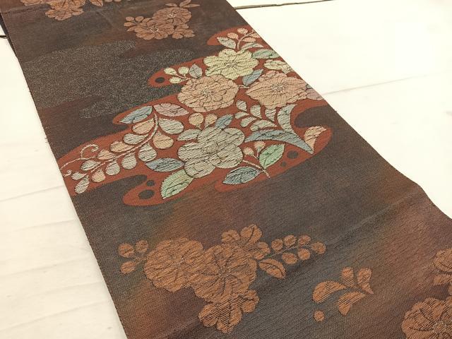 平和屋着物*夏物 六通柄袋帯 辻が花 金銀糸 引箔 正絹 逸品 BAAW3824mz