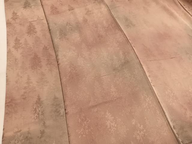 平和屋着物▼上質な小紋 樹林文 暈し染め 正絹 逸品 BAAW4200hv