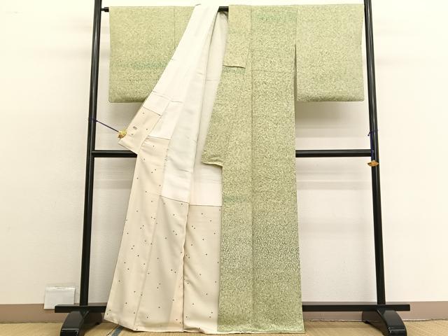 平和屋着物●創業460年・千總 訪問着 鹿の子文様 正絹 逸品 BAAW4203hv