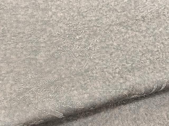 平和屋着物■上質な小紋 流水笹松文 暈し染め 正絹 逸品 未使用 BAAW4361hv