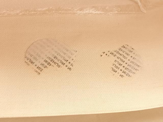 平和屋着物◎西陣 六通柄袋帯 瑞雲 銀糸 正絹 逸品 BAAW4450hv