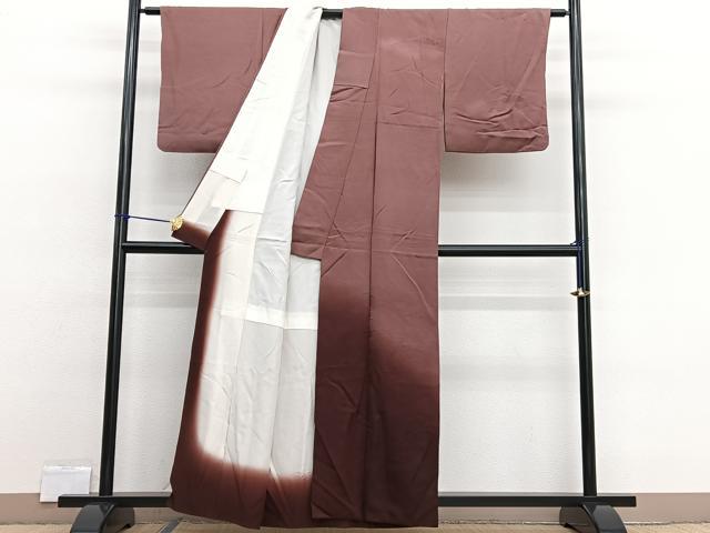 平和屋着物■訪問着 立波文 暈し染め 正絹 逸品 BAAW4577hv