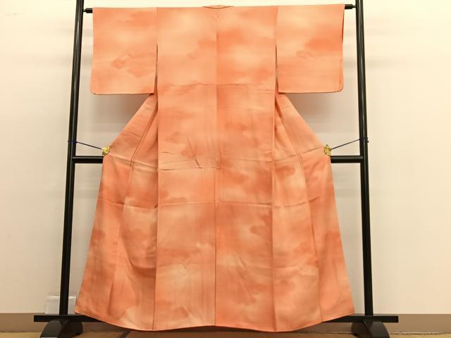 平和屋着物■上質な小紋 瑞雲 暈し染め 正絹 逸品 BAAW4741hv