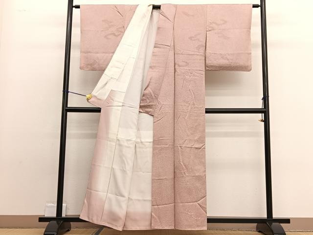 平和屋着物■上質な小紋 地紋起こし 瑞雲 正絹 逸品 BAAW4913hv