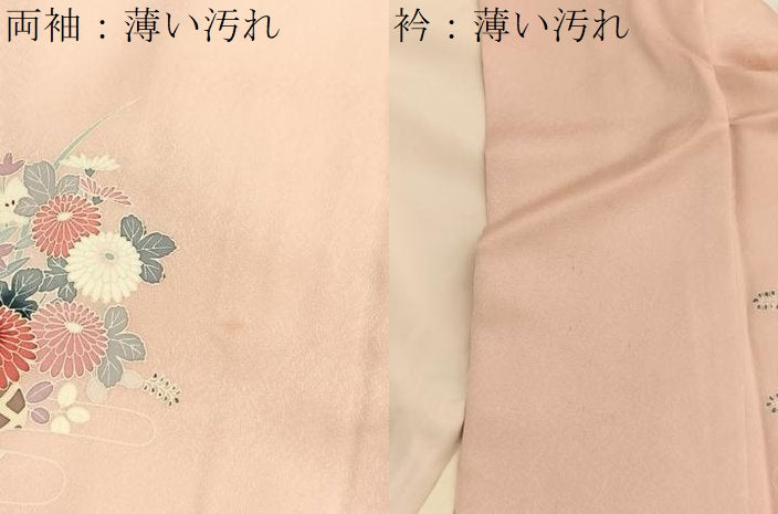 平和屋着物■訪問着 御所車花文 暈し染め 金彩 正絹 逸品 BAAW4968hv