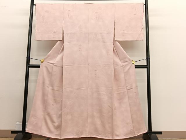 平和屋着物■上質な小紋 地紋起こし 陶器文 暈し染め 正絹 逸品 BAAW4988hv