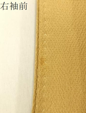 平和屋着物●訪問着 総刺繍 七宝花文 金糸 鬼しぼ縮緬 正絹 逸品 BAAW5001hj