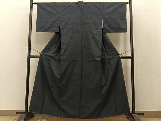 平和屋着物●本場大島紬 9マルキ 風景文 正絹 逸品 未使用 BAAW5022hj