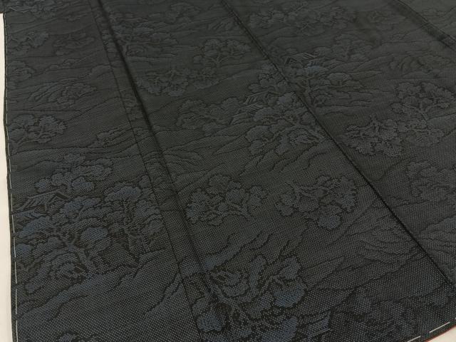 平和屋着物●本場大島紬 9マルキ 風景文 正絹 逸品 未使用 BAAW5022hj