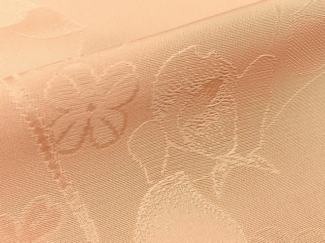 平和屋着物●上質な色無地 枝花地紋 虹色 正絹 逸品 BAAW5029hj