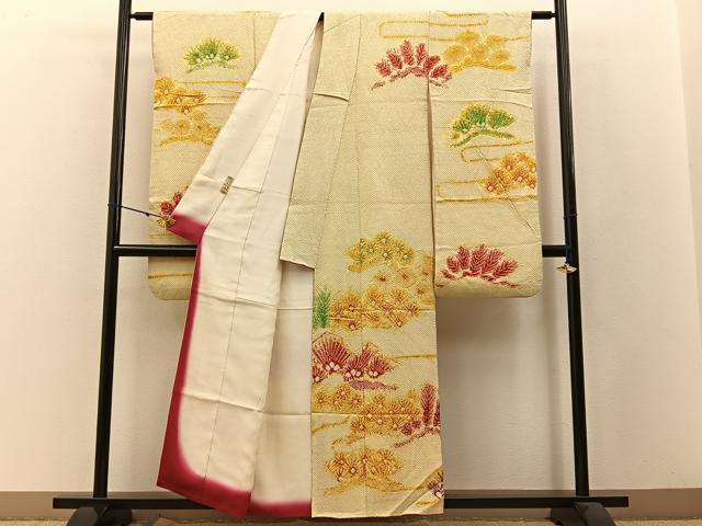 平和屋着物●豪華振袖 総絞り 松 正絹 逸品 BAAW5050hj